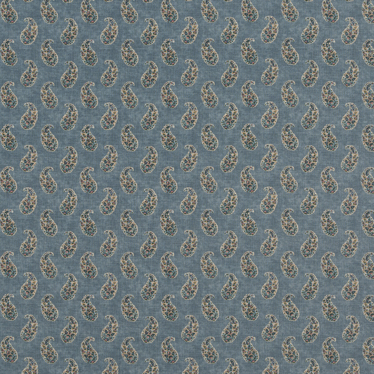 BP10930-3 PATOLA PAISLEY BLUE G P & J BAKER Fabrics Drapery Upholstery
