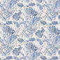 BP10938-1 INDIENNE FLOWER BLUE G P & J BAKER Fabrics Drapery Upholstery