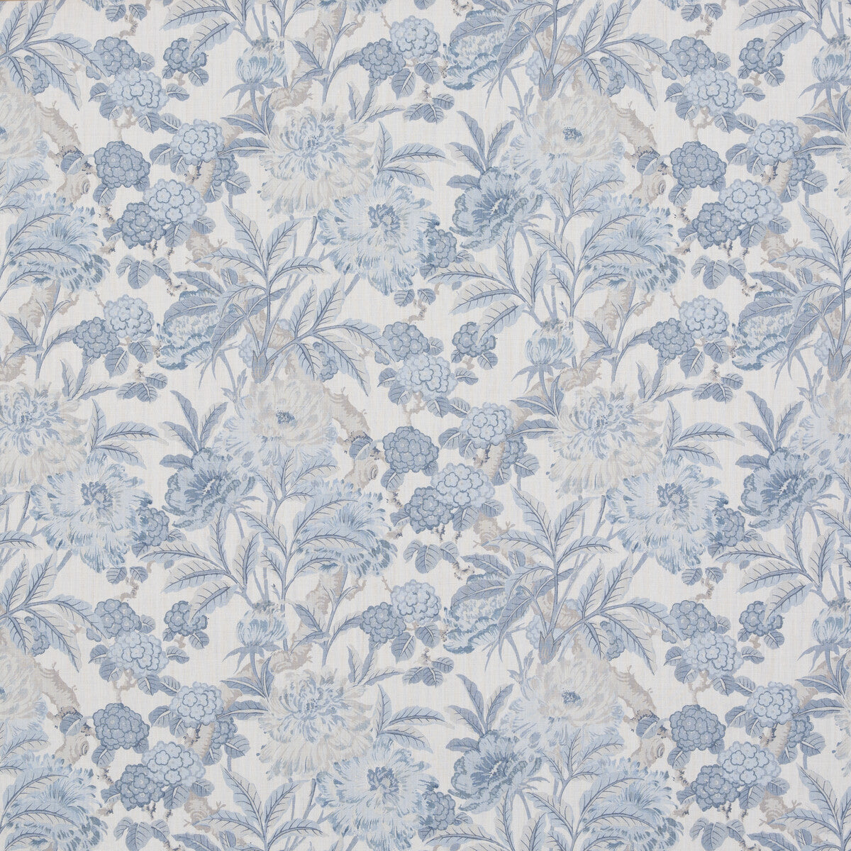 BP10950-1 SUMMER PEONY BLUE G P & J BAKER Fabrics Drapery Upholstery