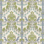 BP10993-1 BIRDS & CHERRIES GREEN/BLUE G P & J BAKER Fabrics Drapery Upholstery