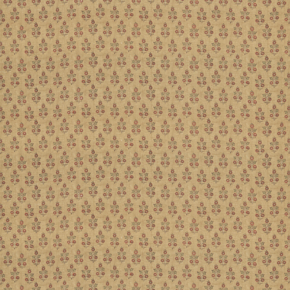 BP11003-3 POPPY SPRIG OCHRE G P & J BAKER Fabrics Drapery Upholstery