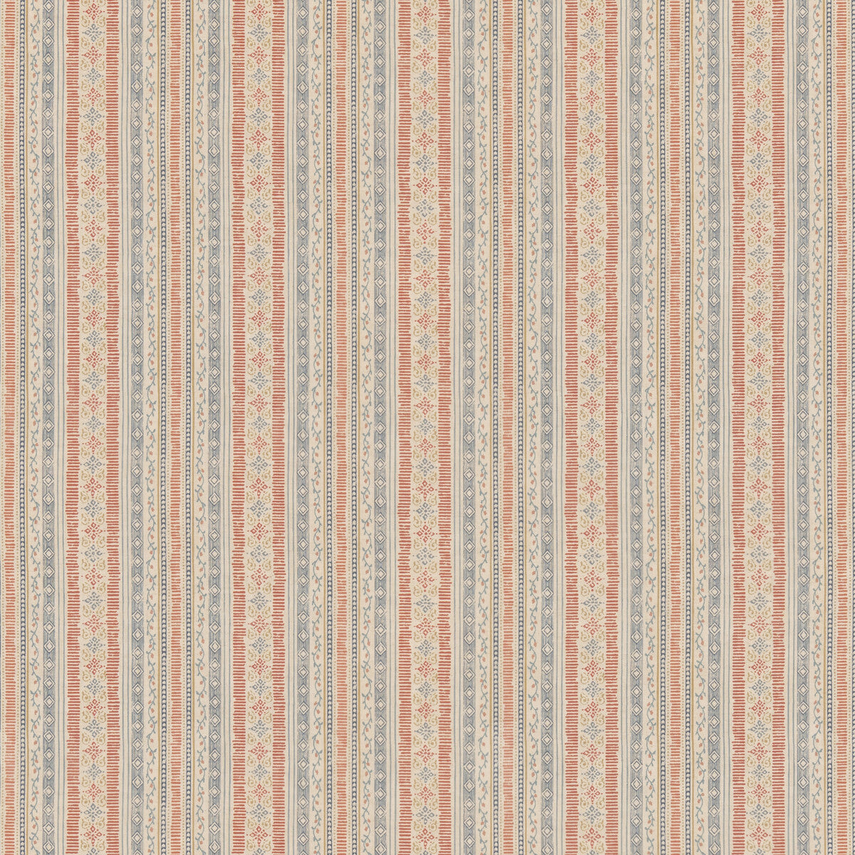 BP11005-1 COMPTON INDIGO/RED G P & J BAKER Fabrics Drapery Upholstery