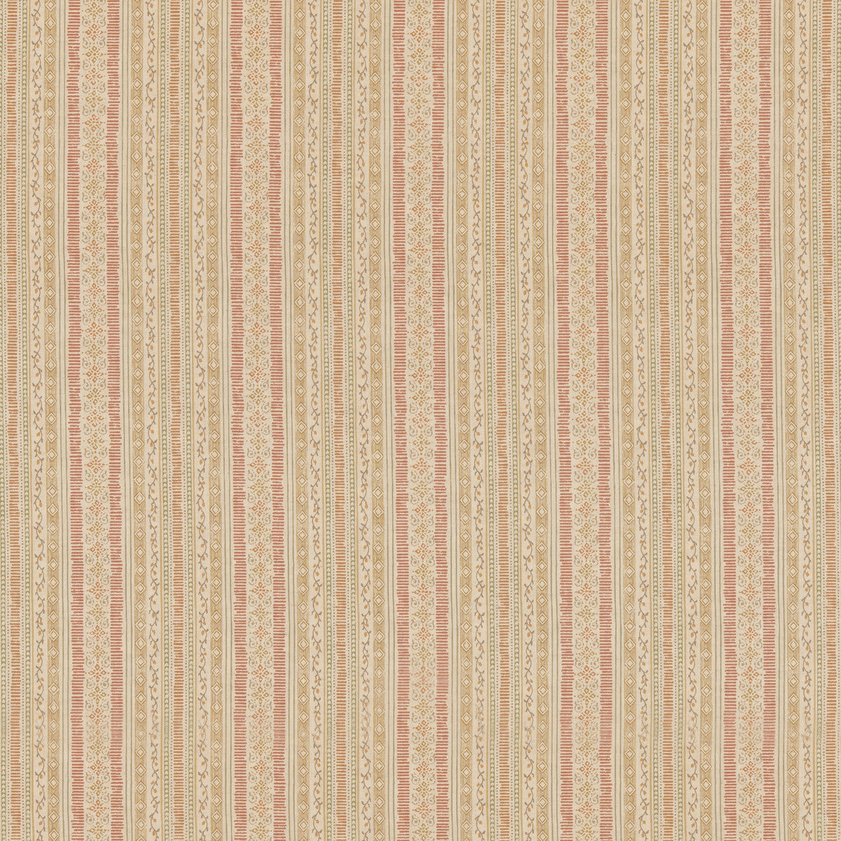 BP11005-3 COMPTON RED/OCHRE G P & J BAKER Fabrics Drapery Upholstery