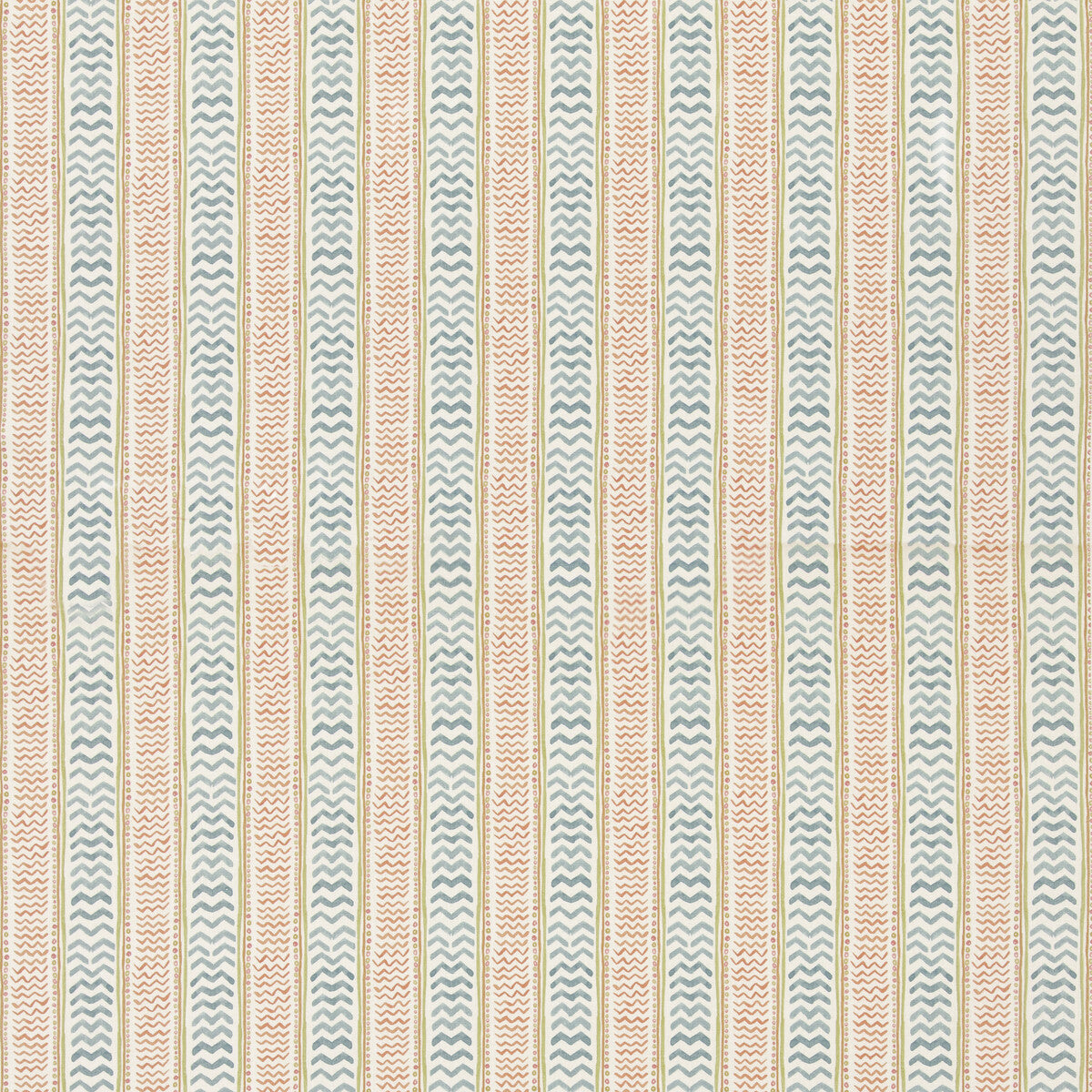 BP11050-5 WRIGGLE ROOM TEAL/SPICE G P & J BAKER Fabrics Drapery Upholstery