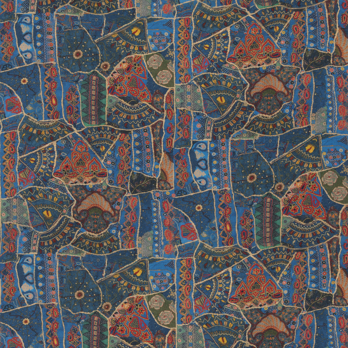 BP11052-1 FRONT ROW JEWEL BLUE G P & J BAKER Fabrics Drapery Upholstery