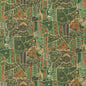 BP11052-2 FRONT ROW JEWEL GREEN G P & J BAKER Fabrics Drapery Upholstery