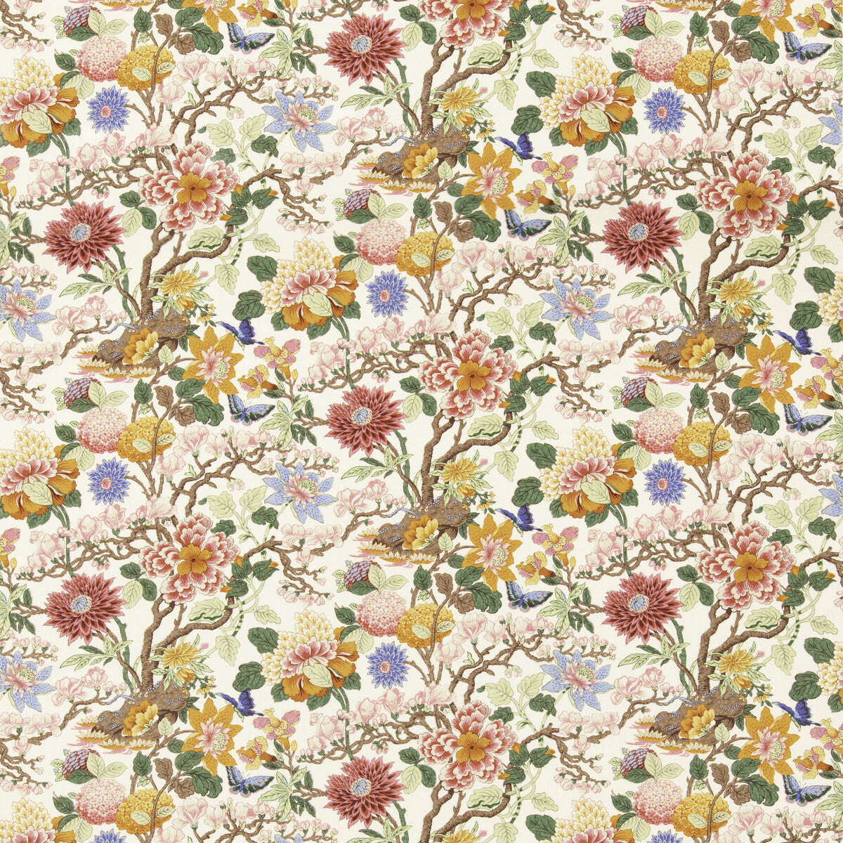 BP11075-4 LITTLE MAGNOLIA PINK/ORANGE G P & J BAKER Fabrics Drapery Upholstery