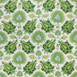 BR-700020-3033 KASHMIRI LINEN PRINT LEAF/ALOE BRUNSCHWIG & FILS