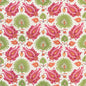 BR-700020-7312 KASHMIRI LINEN PRINT PINK/GREEN BRUNSCHWIG & FILS