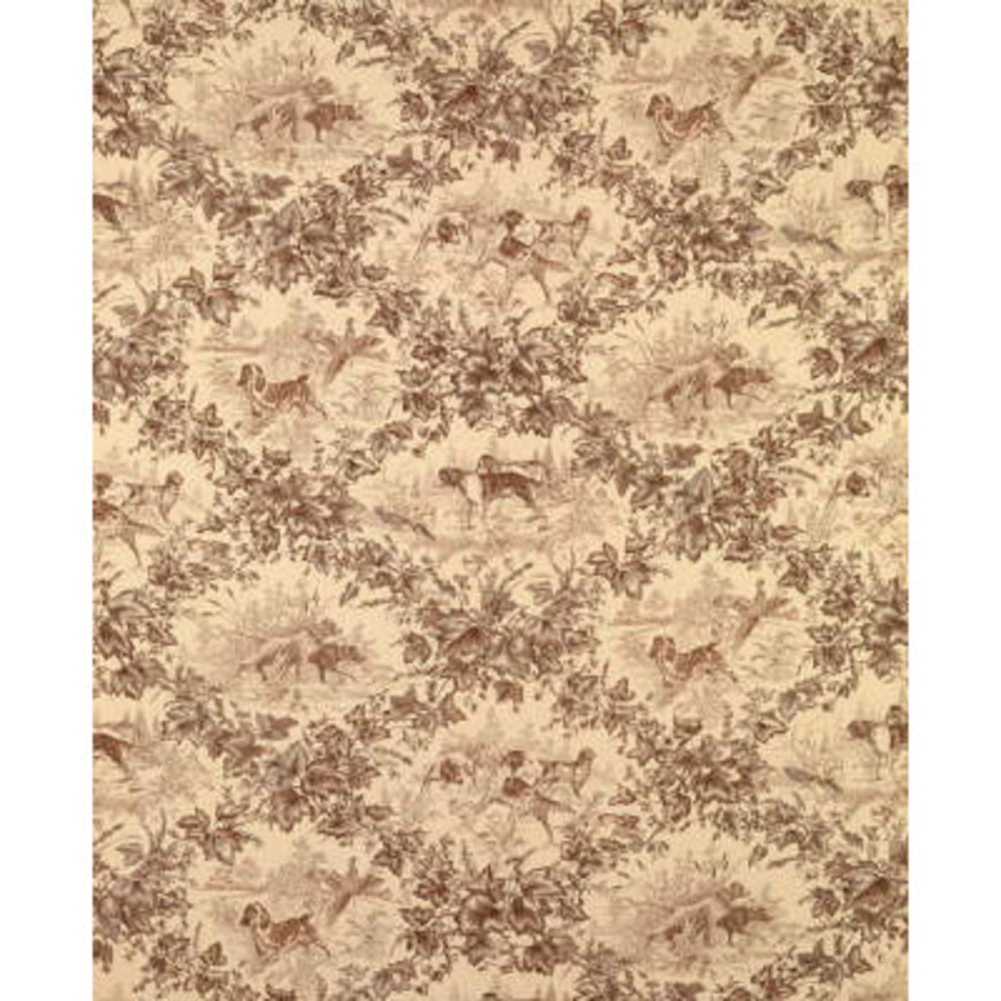 BR-70416-881 ON POINT COTTON PRINT TOBACCO BRUNSCHWIG & FILS