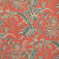 BR-79121-2413 SEYCHELLES COTTON PRINT CORAL BRUNSCHWIG & FILS