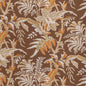 BR-79121-630 SEYCHELLES COTTON PRINT MOCHA BRUNSCHWIG & FILS