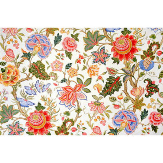 BR-79329-010 NIZAM COTTON PRINT ECRU BRUNSCHWIG & FILS
