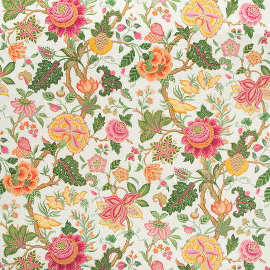 BR-79329-127 NIZAM COTTON PRINT JEWEL BRUNSCHWIG & FILS
