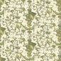 BR-79500-432 KININVIE COTTON PRINT LEAF ON WHITE BRUNSCHWIG & FILS