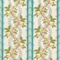 BR-79510-13 JOSSELIN COTTON AND LINEN PRINT AQUA/MIST BRUNSCHWIG & FILS