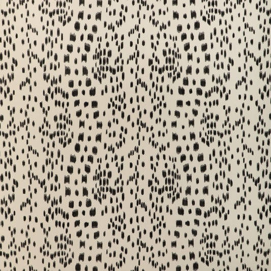 BR-79585-970 LES TOUCHES COTTON PRINT BLACK BRUNSCHWIG & FILS
