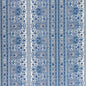 BR-79743-222 DIGBY S TENT LINEN & COTTON PRINT MOROCCAN BLUE BRUNSCHWIG & FILS