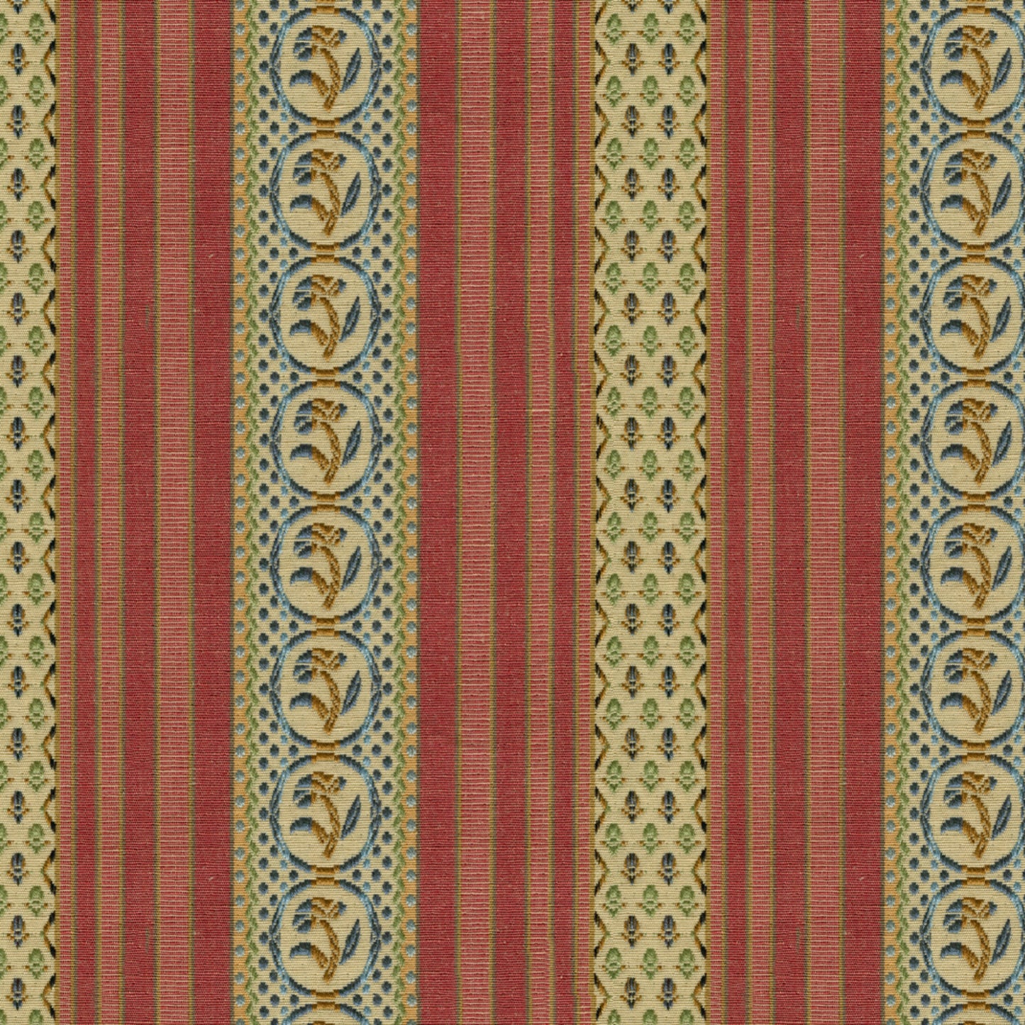 BR-89354-129 RAYURE FLEURETTE BEGONIA BRUNSCHWIG & FILS