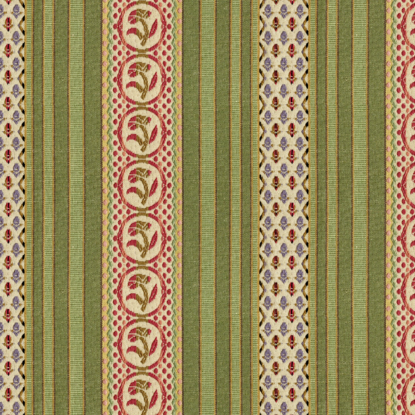 BR-89354-466 RAYURE FLEURETTE WILLOW BRUNSCHWIG & FILS