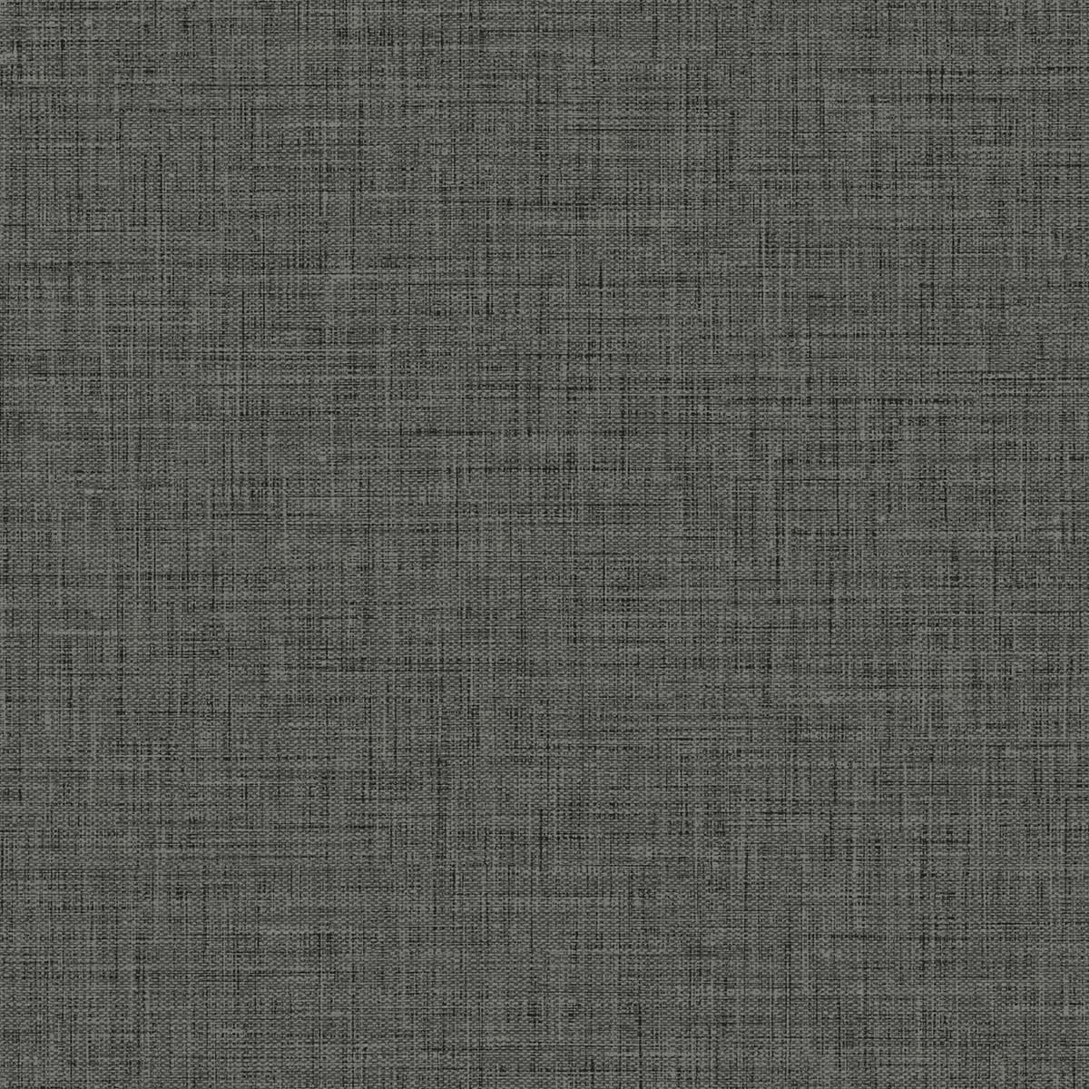 BV30200 Seabrook Designs Texture Gallery Wallpaper Easy Linen Charcoal