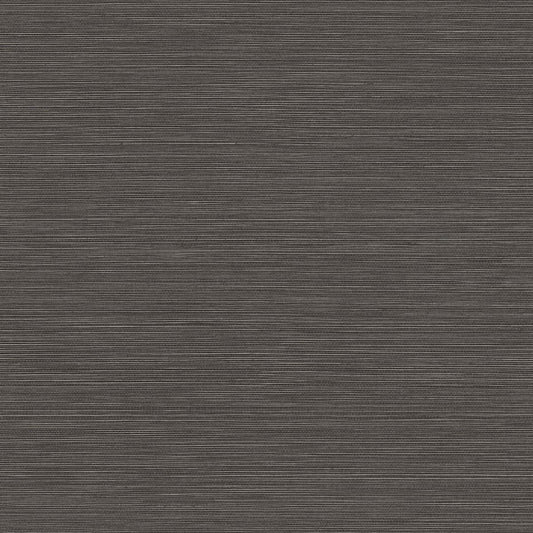 BV30400 Seabrook Designs Texture Gallery Wallpaper Coastal Hemp Black Pepper
