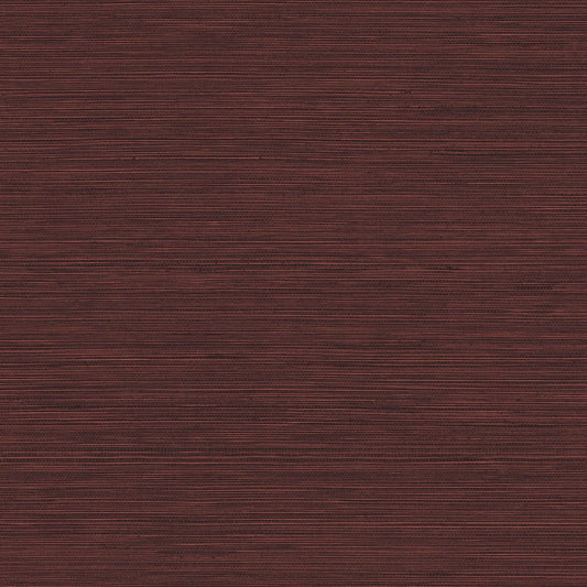 BV30401 Seabrook Designs Texture Gallery Wallpaper Coastal Hemp Cabernet