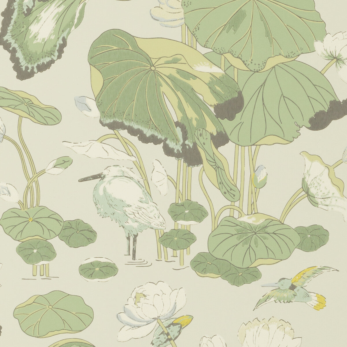 BW45083-4 NYMPHEUS BOTANICAL G P & J BAKER Wallpaper