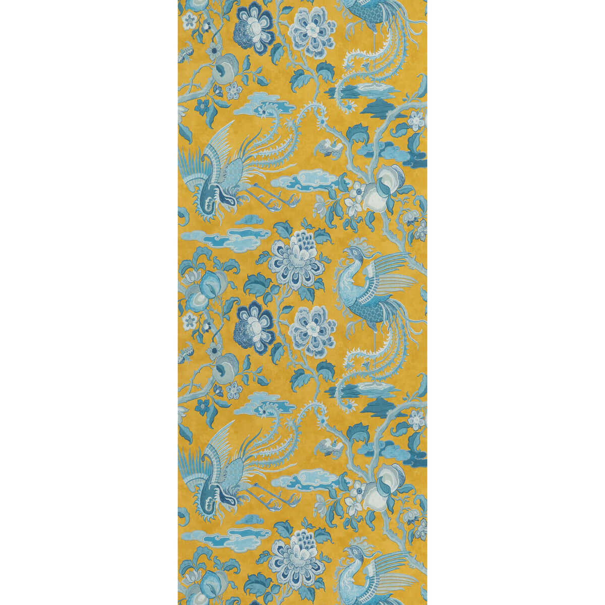BW45087-4 CHIFU OCHRE/BLUE G P & J BAKER Wallpaper