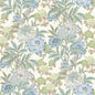BW45095-4 SUMMER PEONY AQUA G P & J BAKER Wallpaper