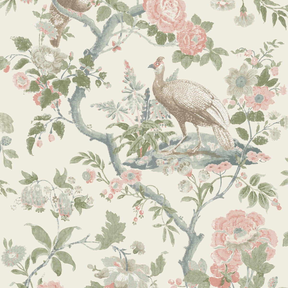 BW45096-2 BROUGHTON ROSE BLUSH G P & J BAKER Wallpaper