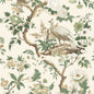 BW45096-3 BROUGHTON ROSE GREEN G P & J BAKER Wallpaper
