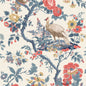 BW45096-5 BROUGHTON ROSE INDIGO/RED G P & J BAKER Wallpaper