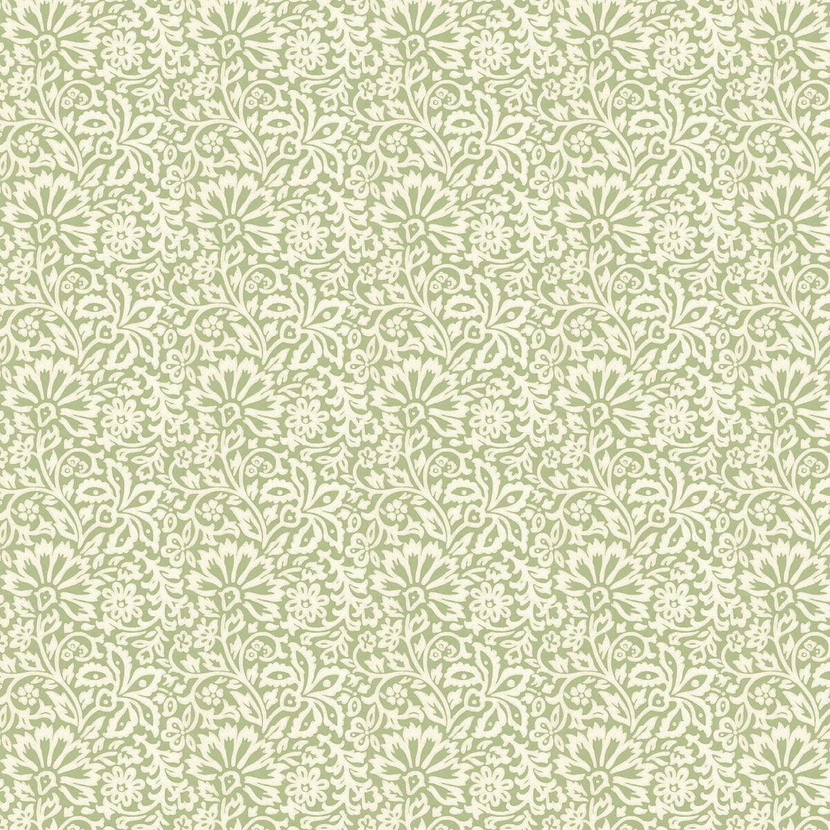 BW45097-3 FLORA GREEN G P & J BAKER Wallpaper