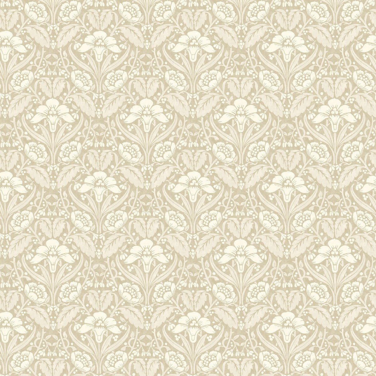 BW45101-4 IRIS MEADOW LINEN G P & J BAKER Wallpaper