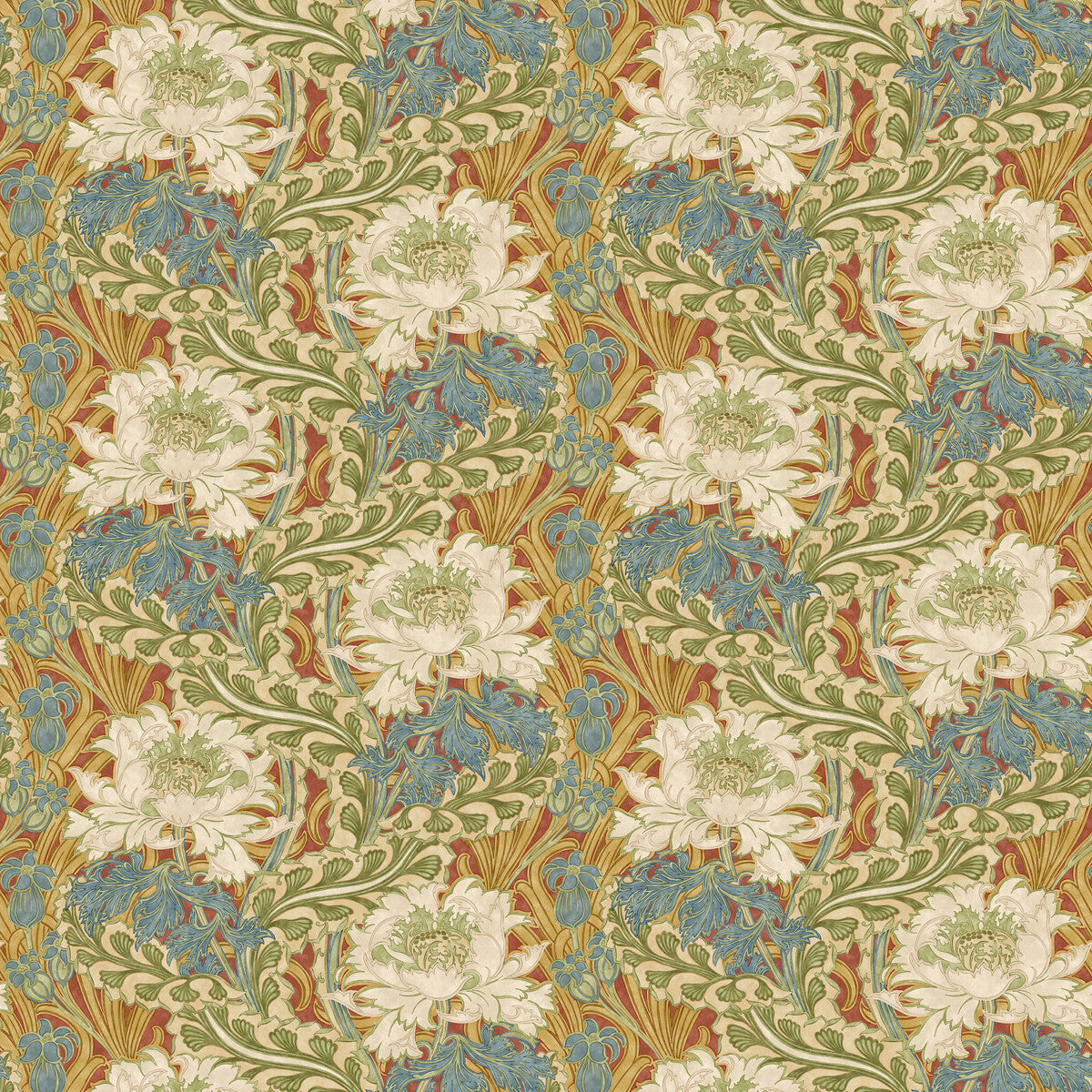 BW45105-1 BRANTWOOD RED/GREEN G P & J BAKER Wallpaper
