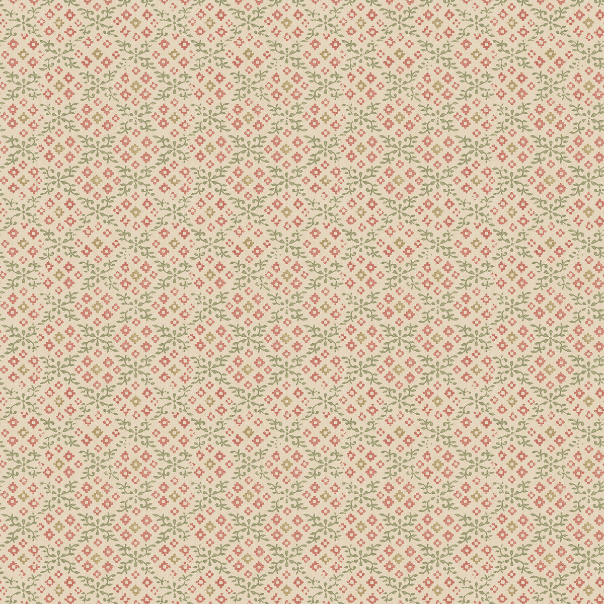 BW45115-3 GRANTLY RED/GREEN G P & J BAKER Wallpaper