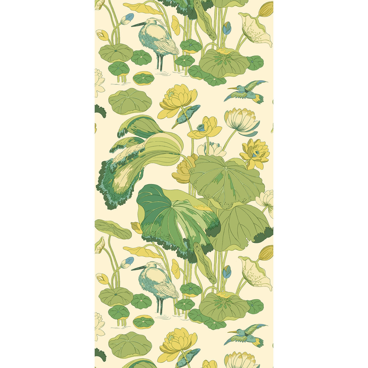 BW45123-1 NYMPHEUS EMERALD G P & J BAKER Wallpaper