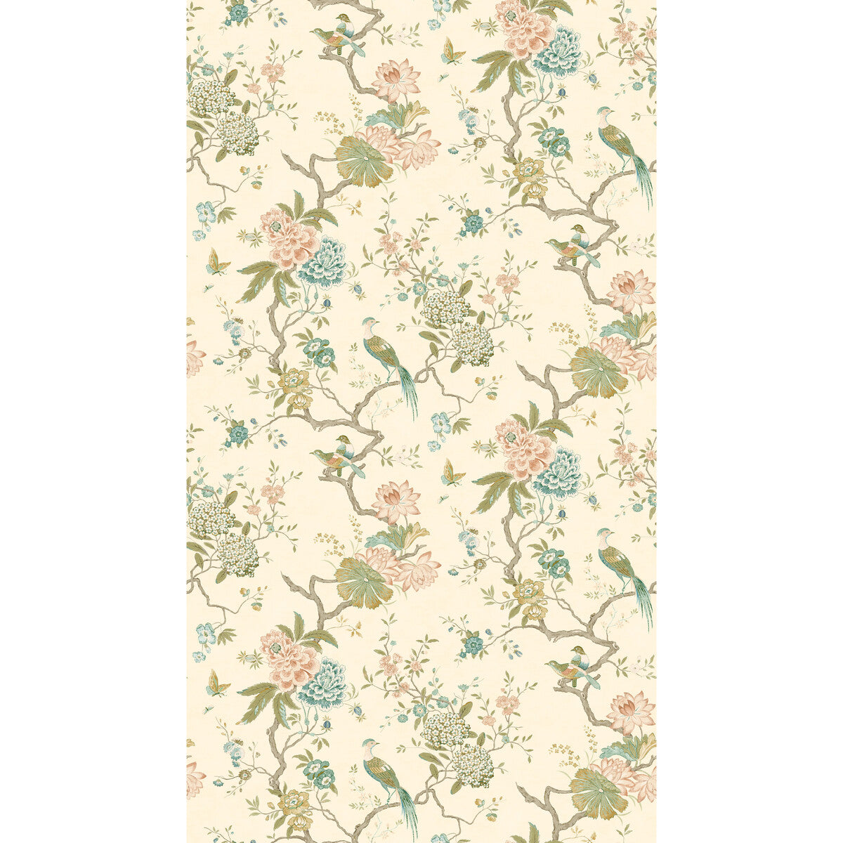BW45128-6 ORIENTAL BIRD ANTIQUE G P & J BAKER Wallpaper