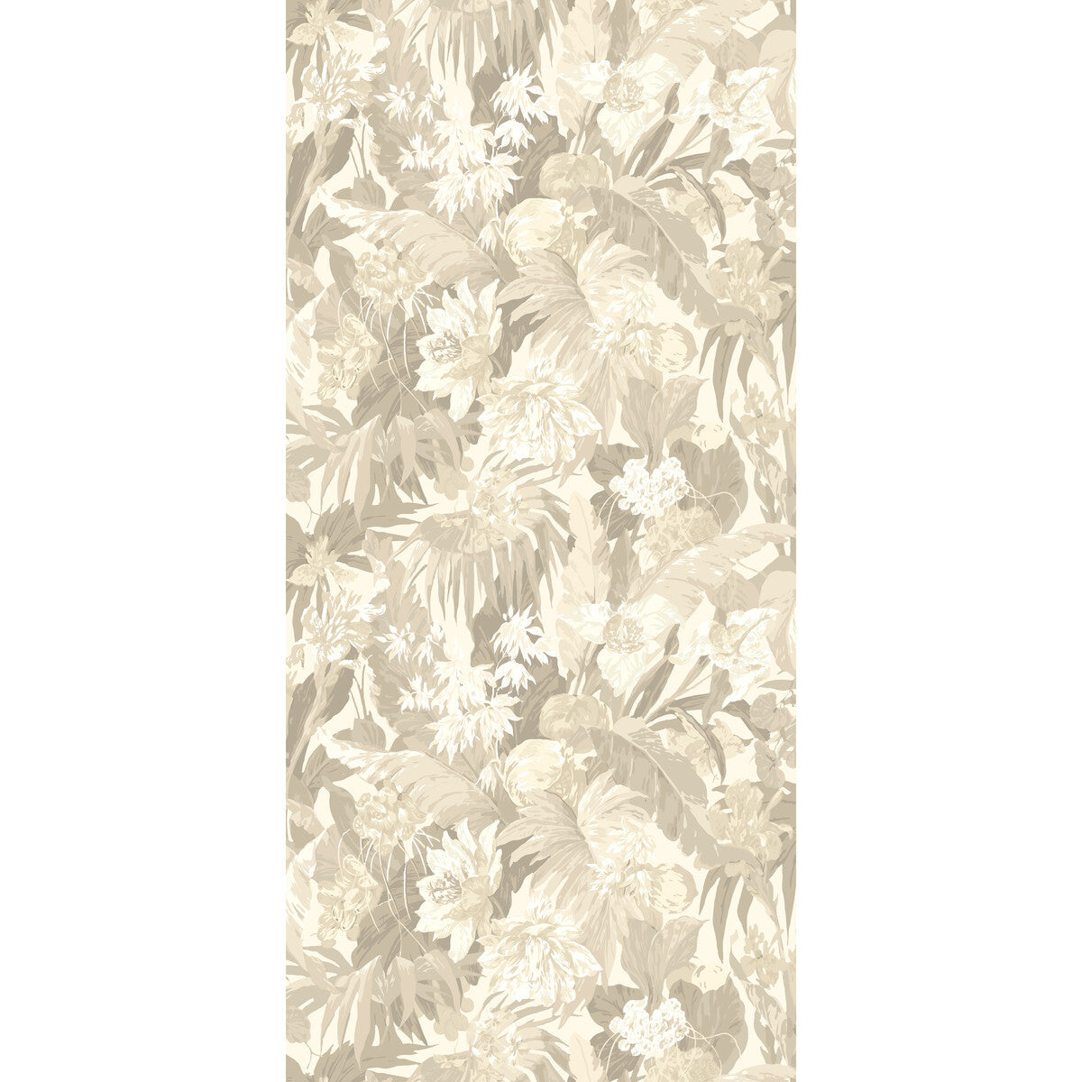 BW45132-3 TROPICAL FLORAL STONE G P & J BAKER Wallpaper