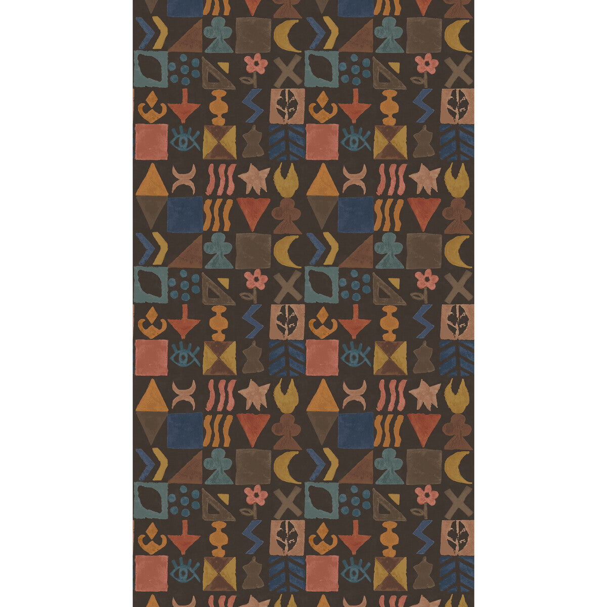 BW45139-2 POTATO PRINT CHOCOLATE G P & J BAKER Wallpaper
