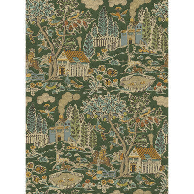 BW45143-1 HOME PARK ROYAL GREEN G P & J BAKER Wallpaper