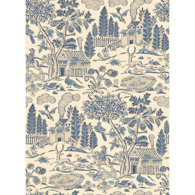 BW45143-2 HOME PARK ROYAL BLUE G P & J BAKER Wallpaper