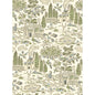 BW45143-5 HOME PARK SOFT GREEN/BLUE G P & J BAKER Wallpaper