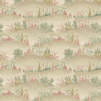 BW45145-3 GARDEN TAPESTRY PINK/GREEN G P & J BAKER Wallpaper