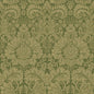 BW45146-1 QUEEN'S DAMASK ROYAL GREEN G P & J BAKER Wallpaper