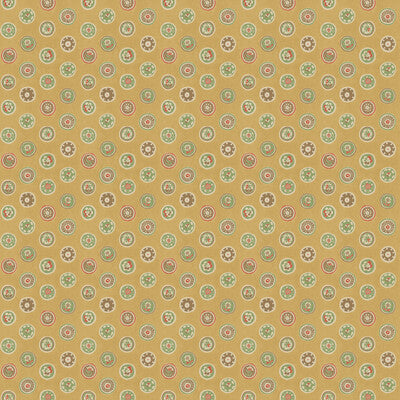 BW45147-4 COURT BUTTONS OCHRE G P & J BAKER Wallpaper
