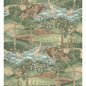 BW45151-1 PALACE TAPESTRY ROYAL GREEN G P & J BAKER Wallpaper