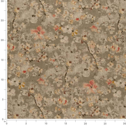 CB600-206 Floral nan Beige & Taupe,Pink Charlotte Colors
