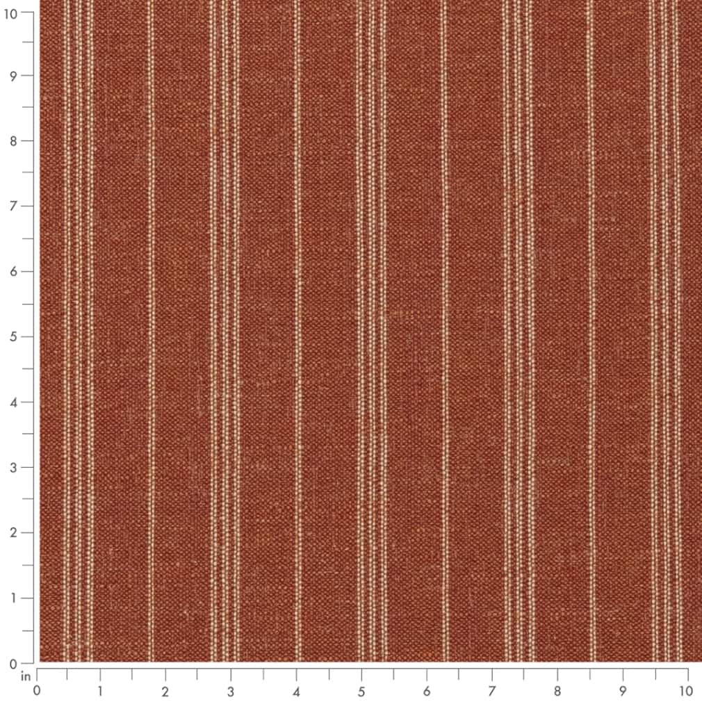 CB600-207 Stripe nan Orange & Rust Charlotte Colors